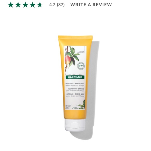 Klorane Nourishing Dry Hair Cream with Mango - Picture 7 of 7